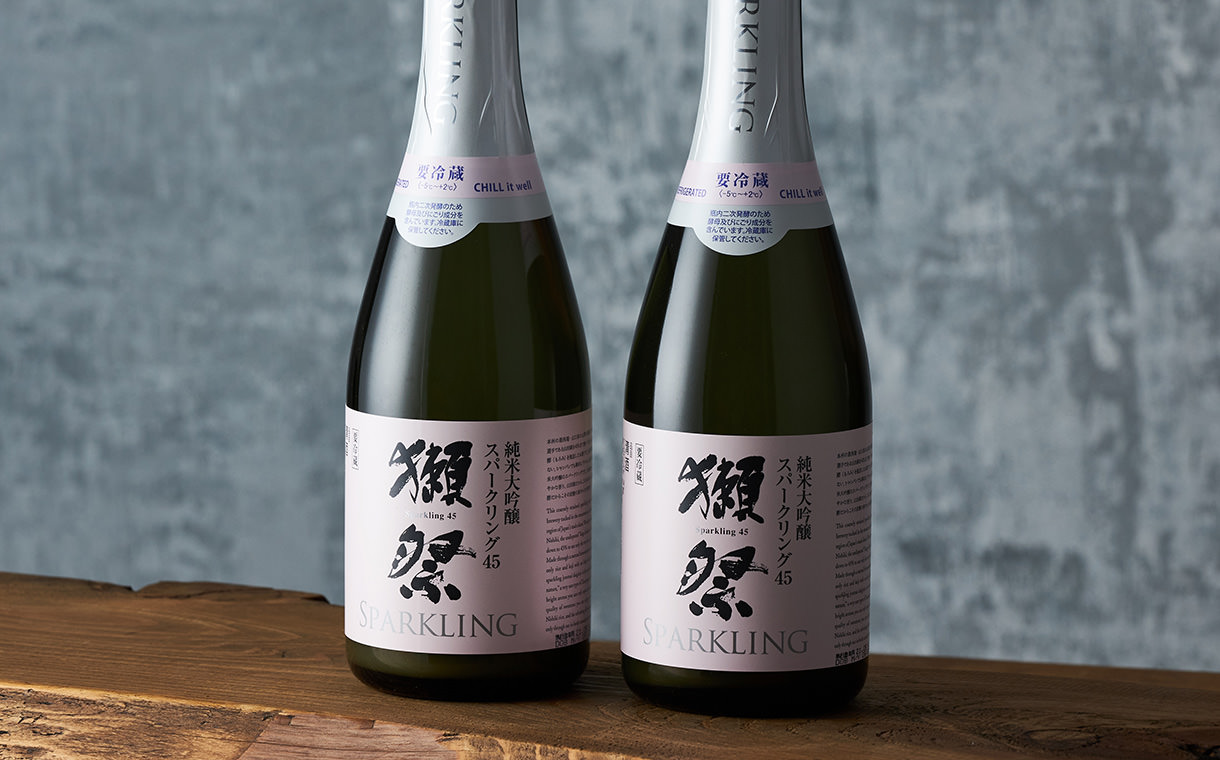 獺祭 だっさい 純米大吟醸 スパークリング45 180ml 要冷蔵 ギフト包装NG