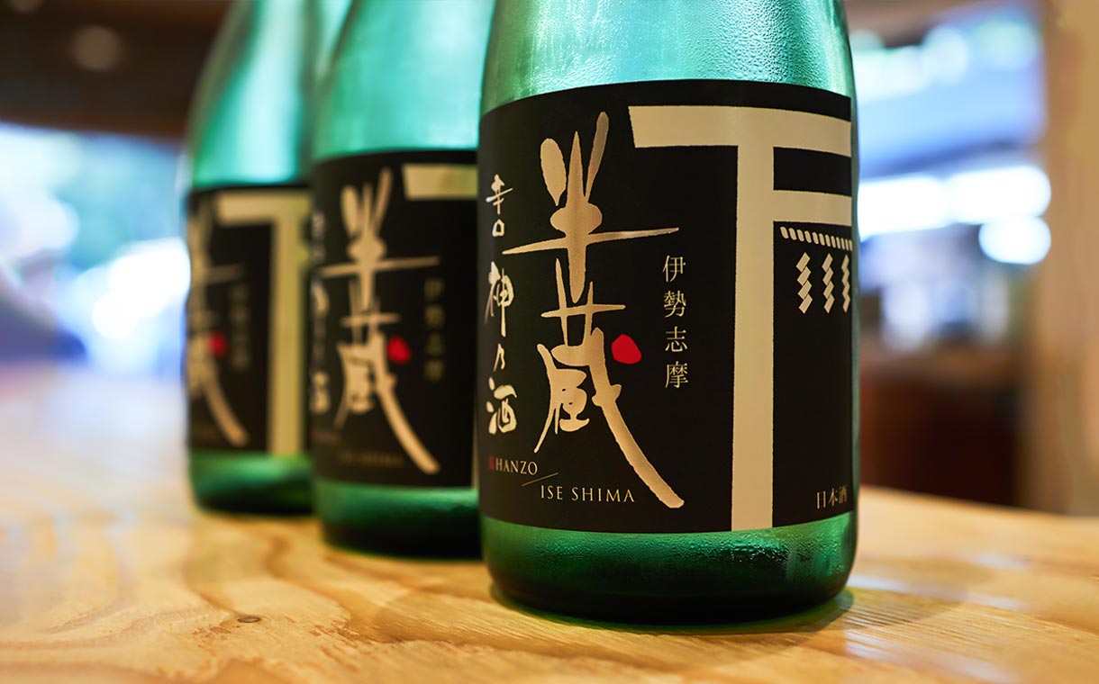 半蔵 純米辛口 神乃酒 伊勢志摩ラベル 720ml 大田酒造｜酒乃店
